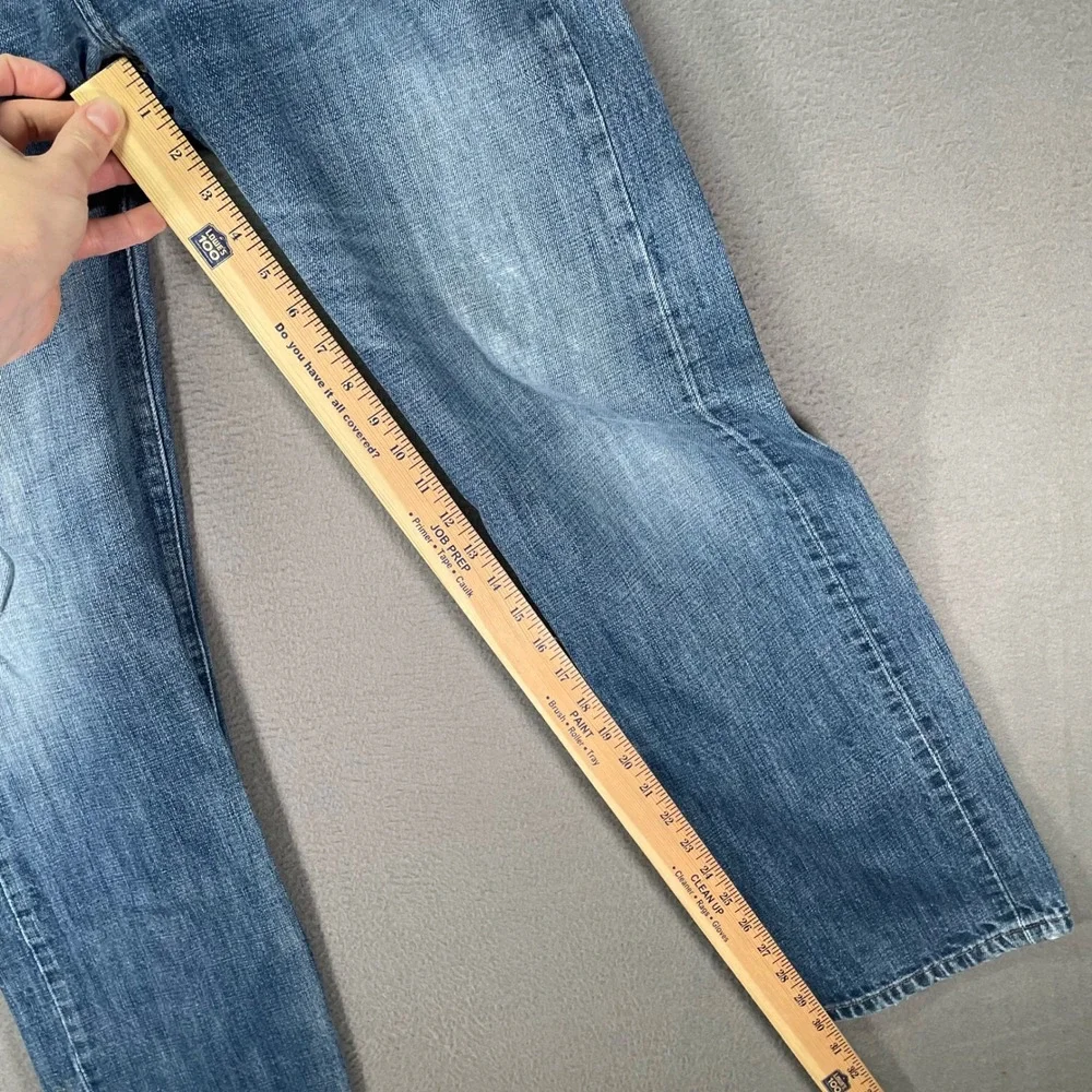 Levis 501 Jeans Mens 33x31 Blue Straight‎ Leg Button Fly Denim Faded Mexico